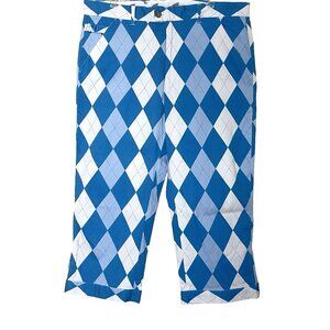Royal & Awesome Argyle Cropped Golf Pants Knickers Men's 36 Stretch